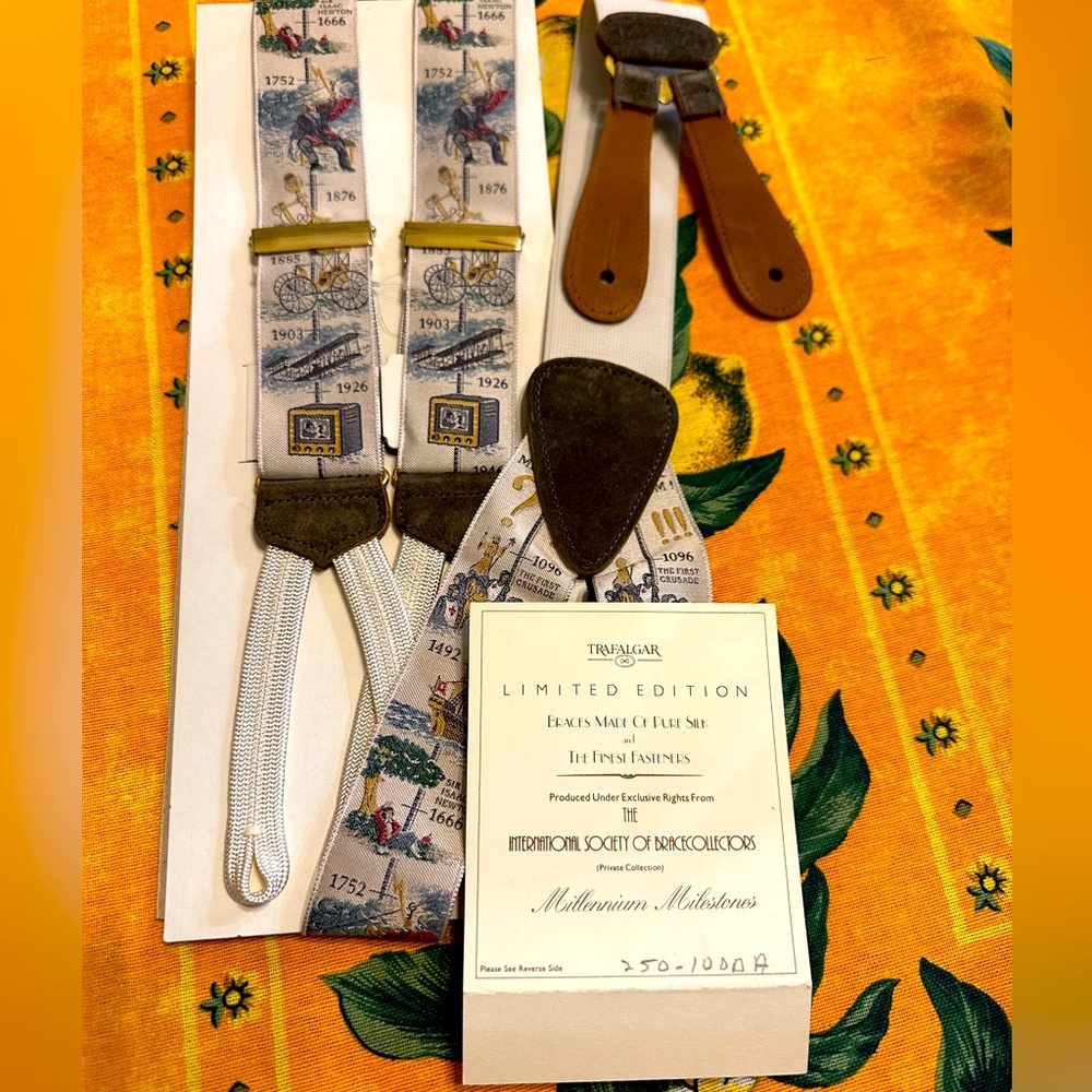 NIB VINTAGE TRAFALGAR LIMITED ED MILLENNIUM MILESTONE BRACES